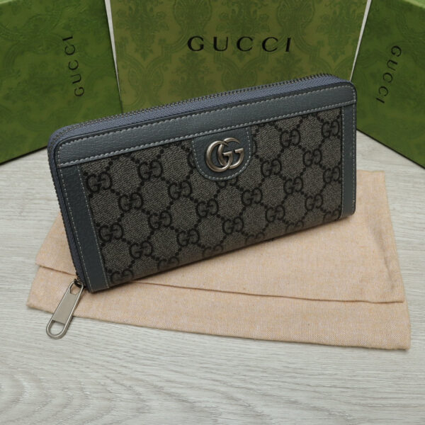 GG OPHIDIA CARD CASE HOLDER GRAY 19CM - Image 6