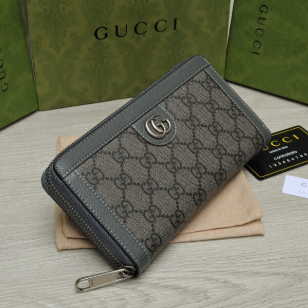 GG OPHIDIA CARD CASE HOLDER GRAY 19CM - Image 7