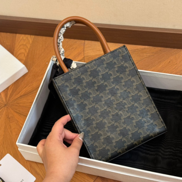 CELINE MINI VERTICAL CABAS TRIOMOHE SLING BAG - Image 9