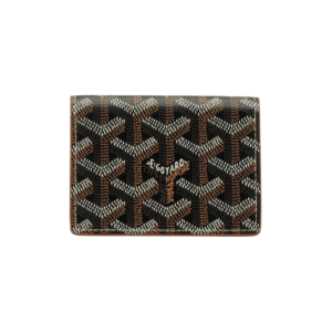 GOYARD SAINT-PERRE BLACK TAN MINI WALLET