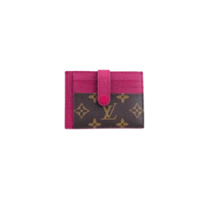 LV MULTI CARD HOLDER WALLETS DARK PINK 11CM