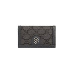 GG OPHIDIA CARD CASE HOLDER GRAY 19CM