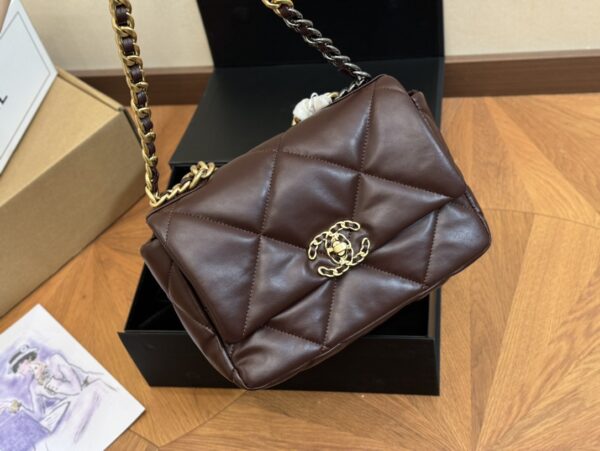 CHANEL 19 DESIGNER HANDBAGS FOR WOMEN 25CM - Image 2