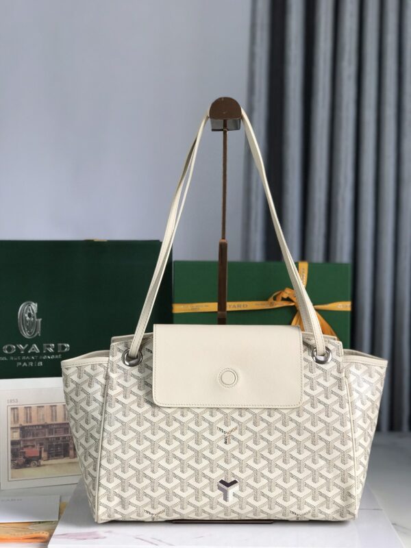 GOYARD WHITE GOYARDINE ROUETTE PM - Image 2