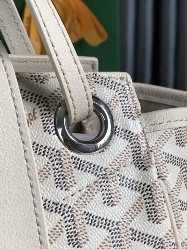GOYARD WHITE GOYARDINE ROUETTE PM - Image 5