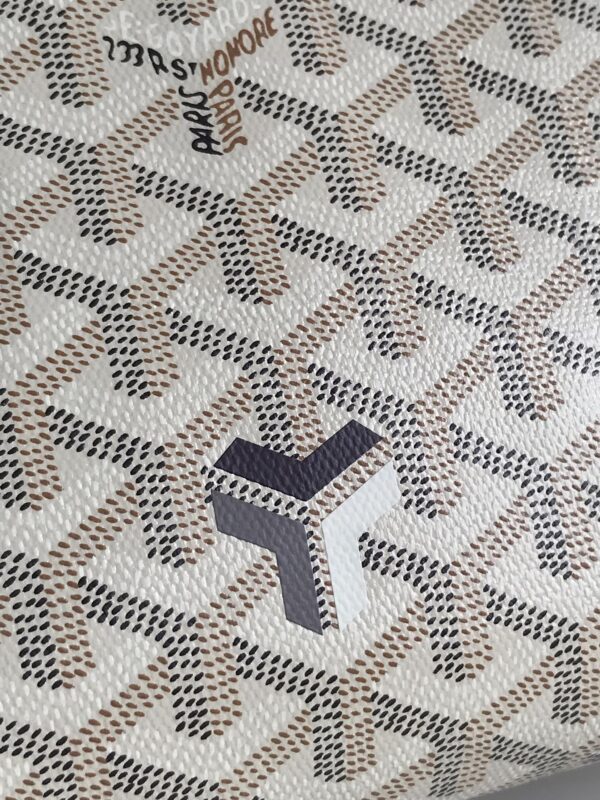 GOYARD WHITE GOYARDINE ROUETTE PM - Image 6