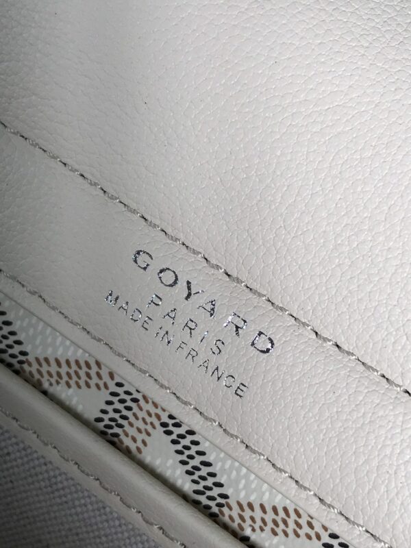 GOYARD WHITE GOYARDINE ROUETTE PM - Image 9