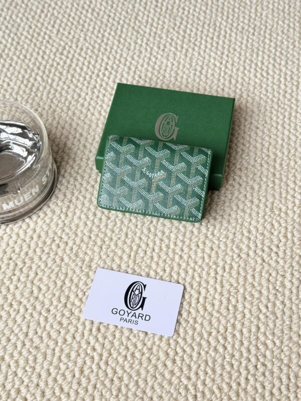 GOYARD SAINT-PERRE GREEN MINI WALLET - Image 2