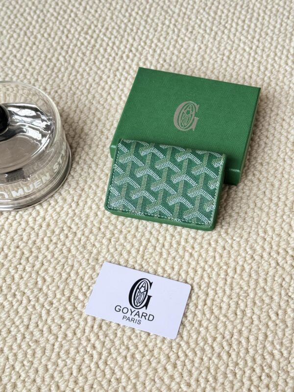 GOYARD SAINT-PERRE GREEN MINI WALLET - Image 3