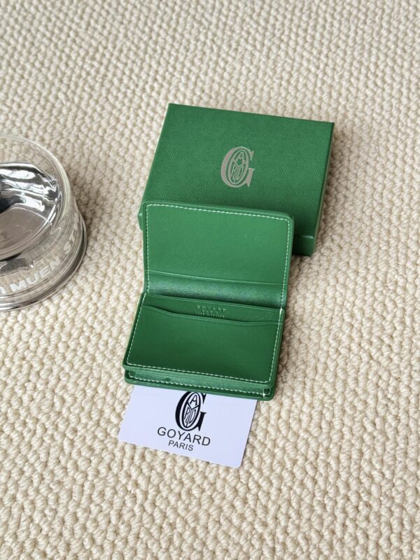 GOYARD SAINT-PERRE GREEN MINI WALLET - Image 5