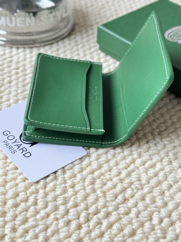 GOYARD SAINT-PERRE GREEN MINI WALLET - Image 6
