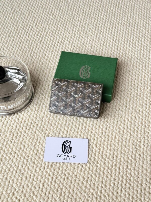 GOYARD SAINT-PERRE BLACK TAN MINI WALLET - Image 2