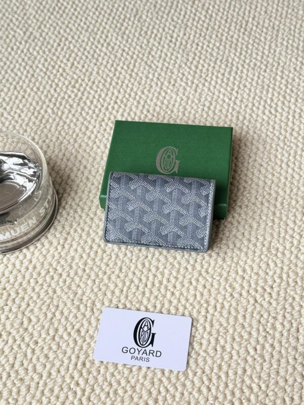 GOYARD SAINT-PERRE GREY MINI WALLET - Image 3
