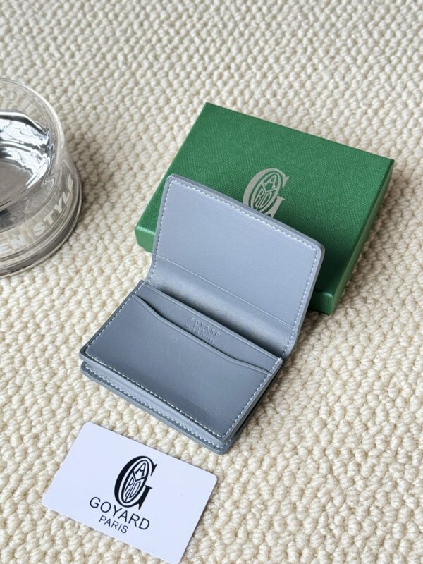 GOYARD SAINT-PERRE GREY MINI WALLET - Image 5