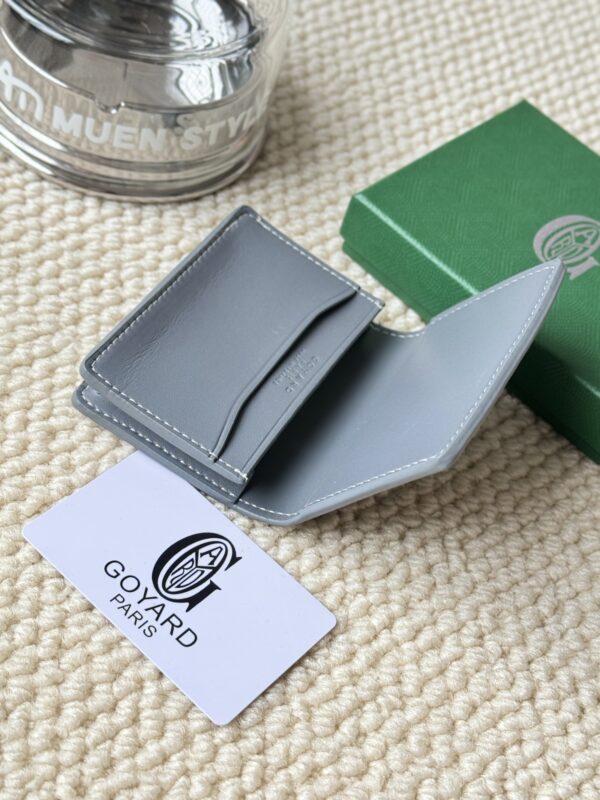 GOYARD SAINT-PERRE GREY MINI WALLET - Image 6