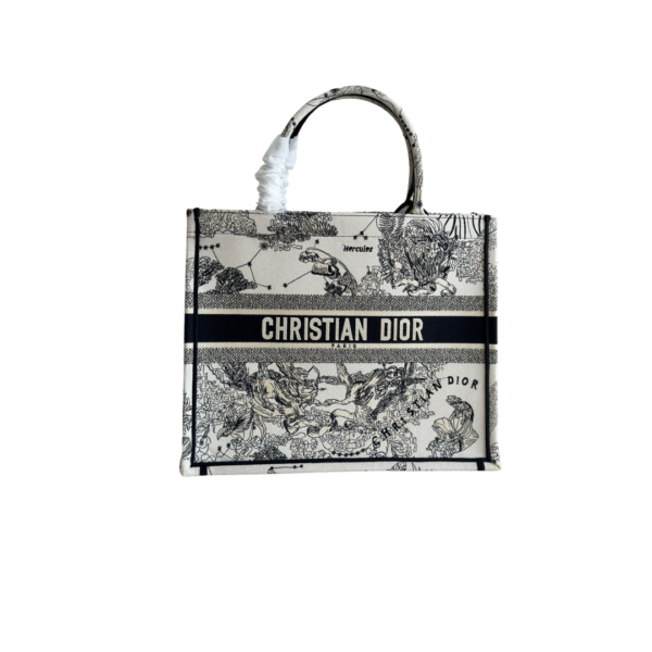 CD LARGE DOR BOOK TOTE DOR ZODIAC EMBROIDERY