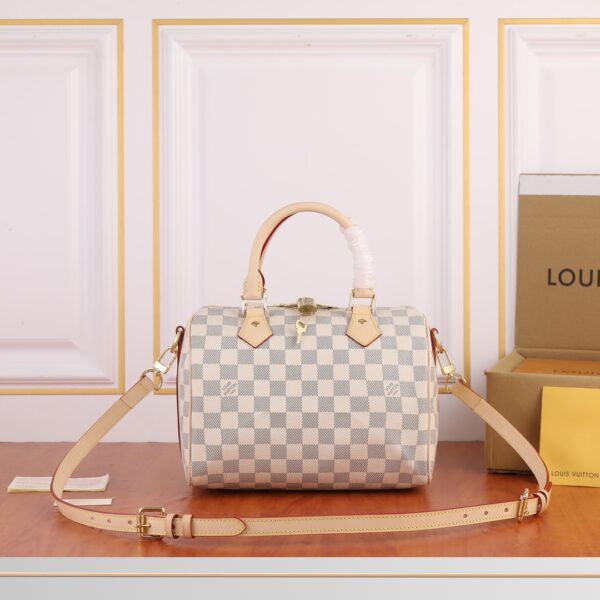 LOUIS VUITTON SPEEDY BANDOULIÈRE 25 DAMIER AZUR CANVAS - Image 2