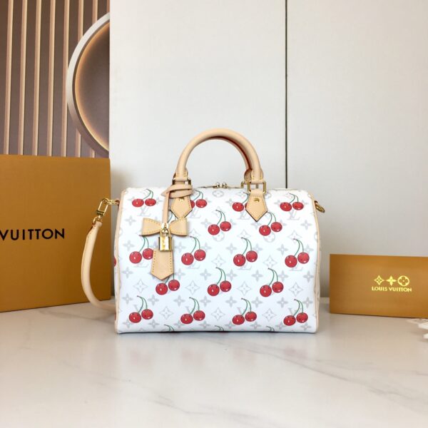 LOUIS VUITTON SPEEDY 30 CHERRY BLOSSOM - Image 2