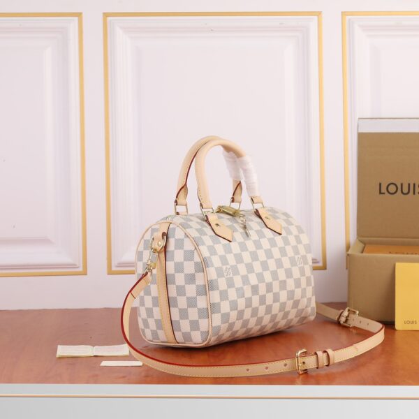 LOUIS VUITTON SPEEDY BANDOULIÈRE 25 DAMIER AZUR CANVAS - Image 3