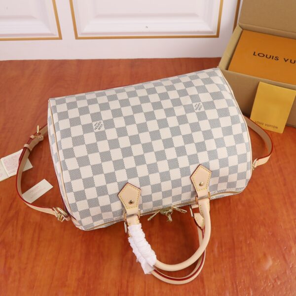 LOUIS VUITTON SPEEDY BANDOULIÈRE 30 DAMIER AZUR CANVAS. - Image 5