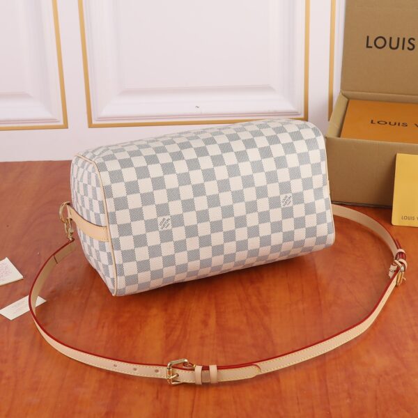 LOUIS VUITTON SPEEDY BANDOULIÈRE 30 DAMIER AZUR CANVAS. - Image 6