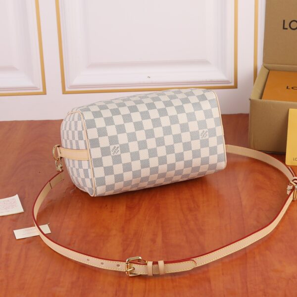 LOUIS VUITTON SPEEDY BANDOULIÈRE 25 DAMIER AZUR CANVAS - Image 4