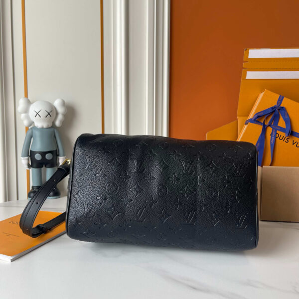 LOUIS VUITTON SPEEDY SOFT 30 MONOGRAM EMPREINTE BAG BLACK - Image 6