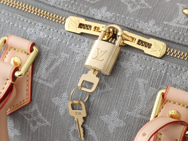 LOUIS VUITTON SPEEDY BANDOULIÈRE 30 MONOGRAM DENIM GREY - Image 7