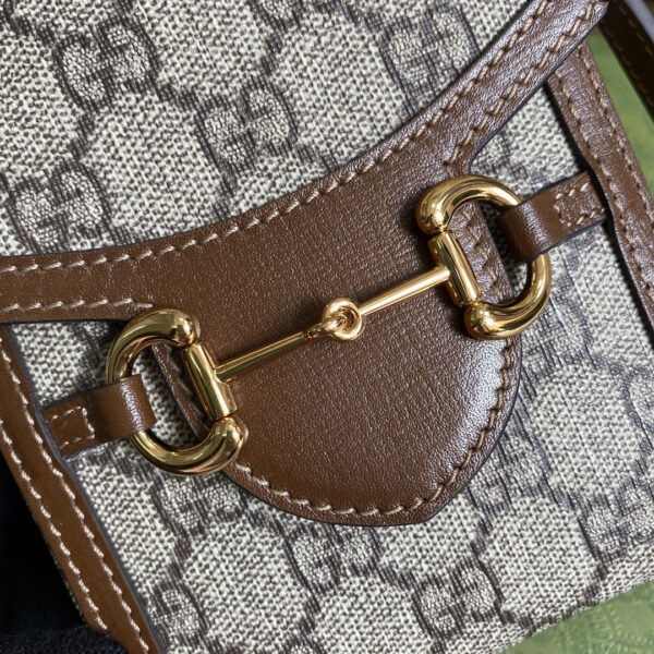 GUCCI HORSEBIT 1955 MINI BAG BROWN TOP QUALITY - Image 6