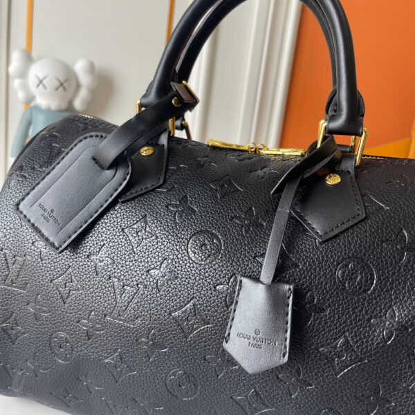 LOUIS VUITTON SPEEDY SOFT 30 MONOGRAM EMPREINTE BAG BLACK - Image 2