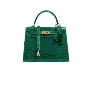 HERMÈS KELLY 25 ALLIGATOR VERT EMERALD