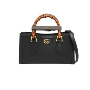 GUCCI DIANA SMALL SHOULDER BAG BLACK 25CM ‎