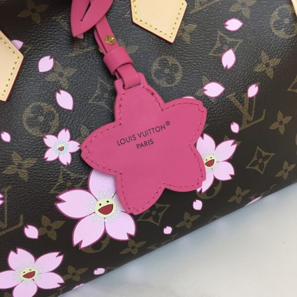 LOUIS VUITTON LV X TM MONOGRAM CHERRY BLOSSOM SPEEDY BANDOULIERE 25 - Image 4
