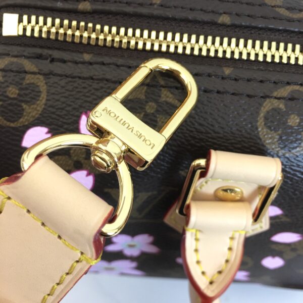 LOUIS VUITTON LV X TM MONOGRAM CHERRY BLOSSOM SPEEDY BANDOULIERE 25 - Image 6