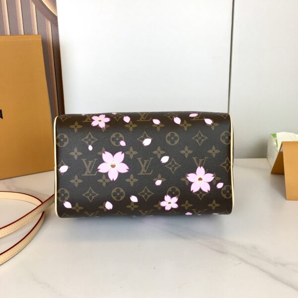 LOUIS VUITTON LV X TM MONOGRAM CHERRY BLOSSOM SPEEDY BANDOULIERE 25 - Image 9