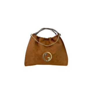 GUCCI BLONDIE LARGE SUEDE TOTE BAG YELLOW 50CM