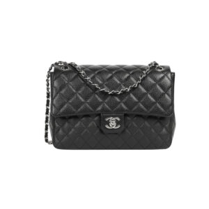 CHANEL CLASSIC QUILTED CAVIAR FLAP BAG