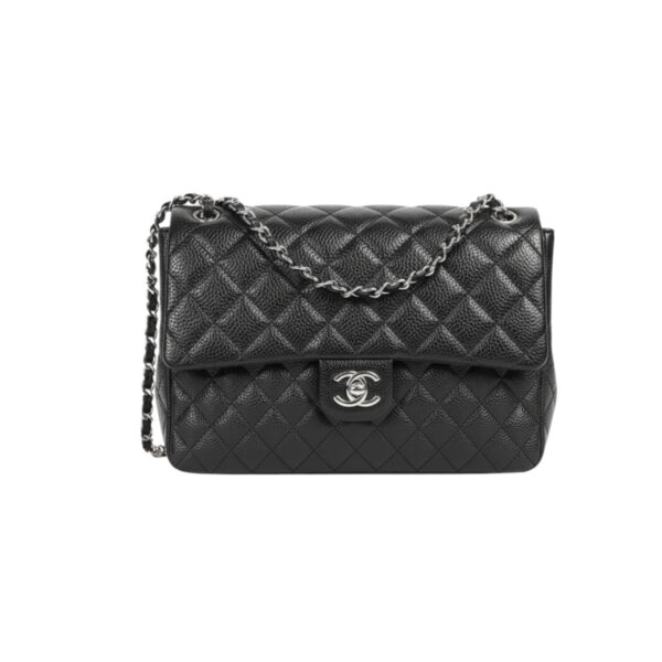 CHANEL CLASSIC QUILTED CAVIAR FLAP BAG