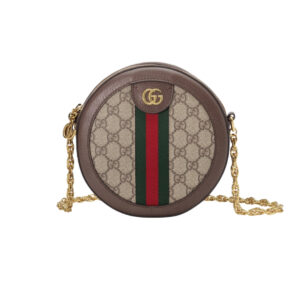 GUCCI OPHIDIA GG MINI ROUND SHOULDER BAG TOP QUALITY
